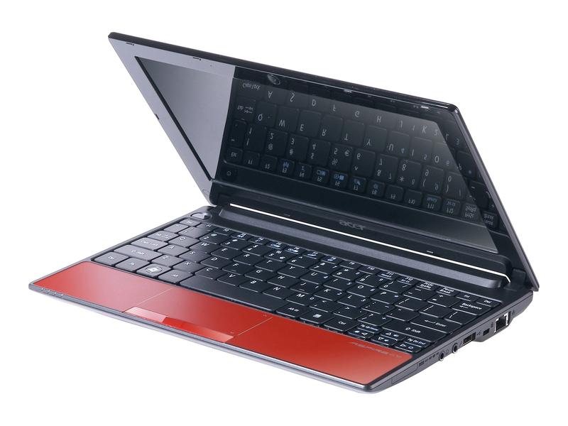 Acer Aspire One rozmiar ekranu