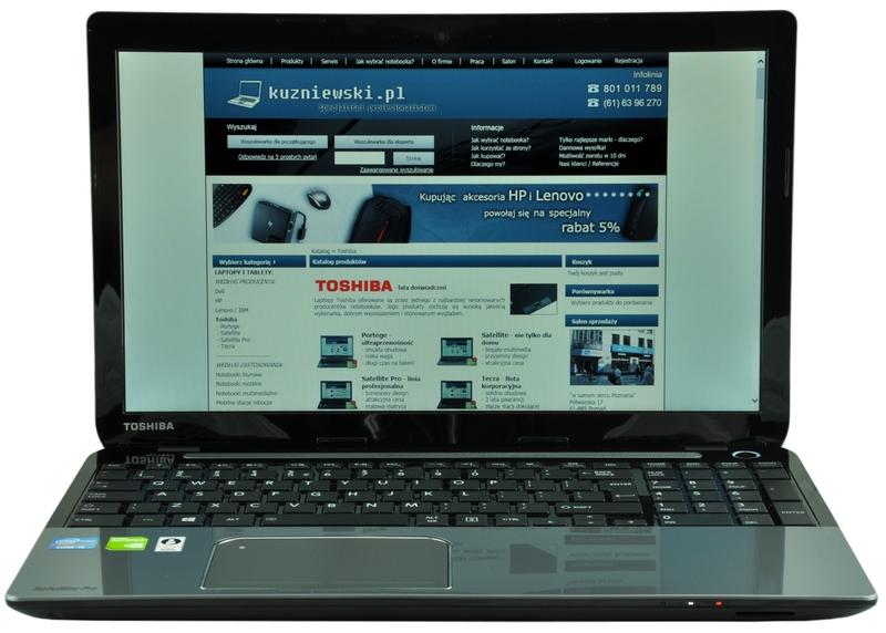 Ustawienia regionalne w laptopie Toshiba
