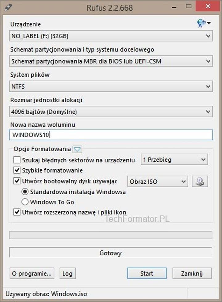 Bootowalny USB Windows XP