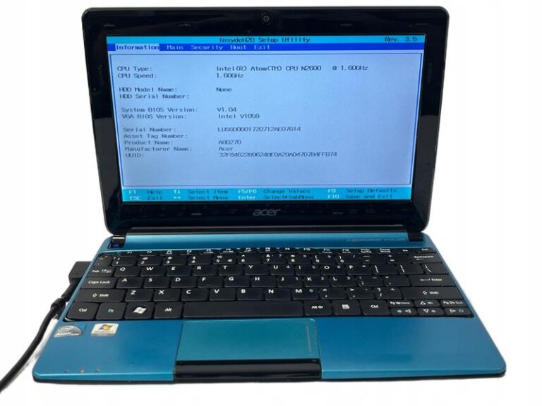 Jak skutecznie przywrócić system w Acer Aspire One?