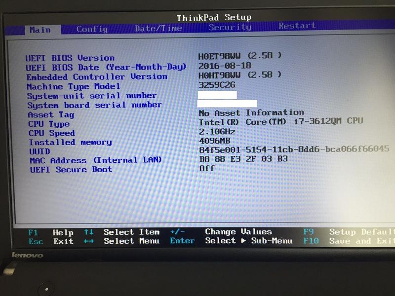 BIOS Lenovo G500 poradnik