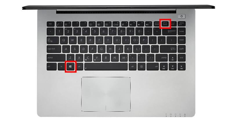 Skróty klawiszowe do zrzutów ekranu