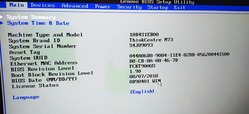 Wejście do BIOS Lenovo G500