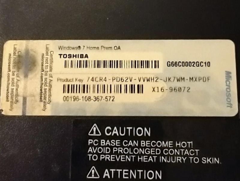 Przywracanie ustawień fabrycznych Toshiba