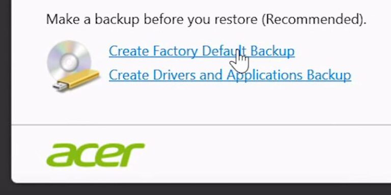 Efektywne metody na przywrócenie recovery w laptopie Acer