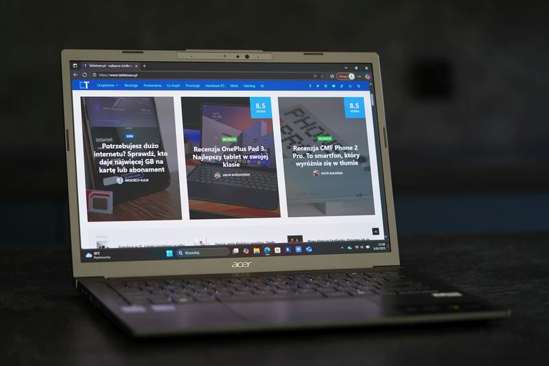 Ustawienia systemowe Windows jasność ekranu