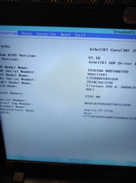 Reset BIOS-u laptopa